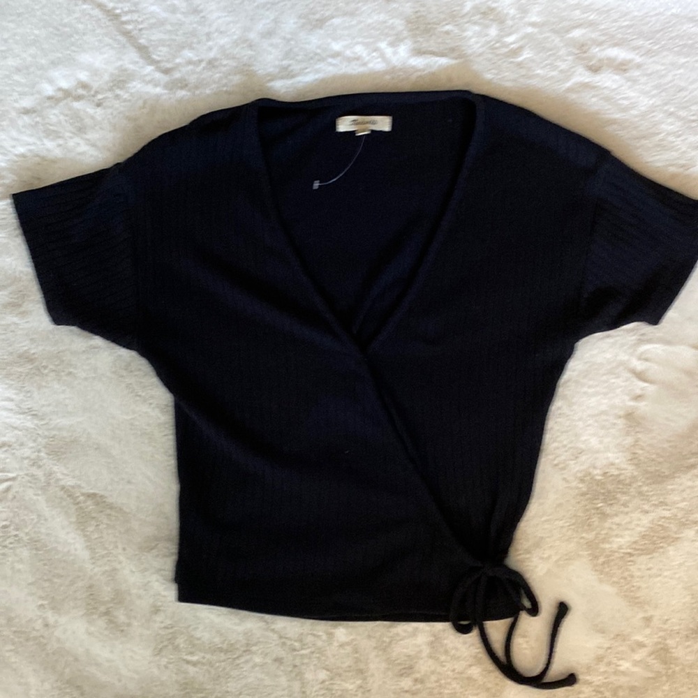 Madewell wrap top NWOT! Size S
